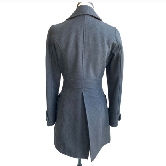 Tulle Double breasted Pea coat - Picture 3 of 6